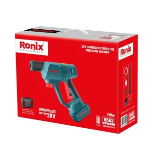 Акумулаторна водоструйка Ronix 8663/ 20V/ 4Ah
