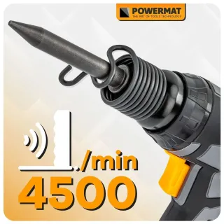 Пневматичен чук Powermat PM-MLP-10T + 4 бр. длета
