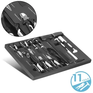 Комплект ръчни инструменти STAHLWERK 6820/ 11 бр.