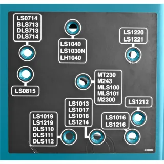 Регулируема стойка за настолни циркуляри Makita WST01N/ 100 кг