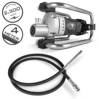 Вибратор за бетон + игла STAHLWERK BR-2300 ST/ 2300W/ 4 м