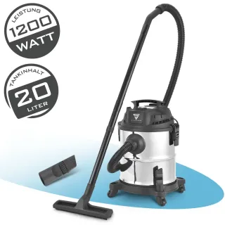 Прахосмукачка за мокро и сухо почистване STAHLWERK VCL-1200 ST/ 1200 W/ 20 л