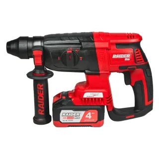 Акумулаторен перфоратор Raider RDP-BRH20 Case R20 SDS+/ 20 V/ 4 Ah