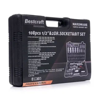 Гедоре комплект KraftDele EC303/ 108 части