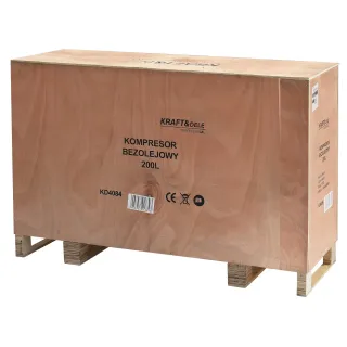 Безмаслен компресор + сепаратор и манометър Kraftdele KD4084/ 3x2200W/ 200 л Безмаслен компресор + сепаратор и манометър Kraftdele KD4084/ 3x2200W/ 200 л