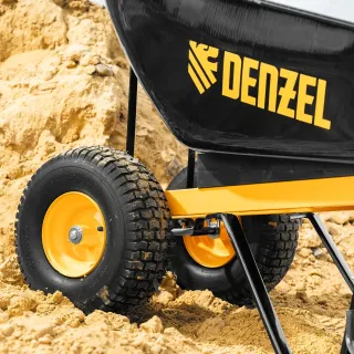 Подсилената строителна количка Denzel 6900077/ 250 кг