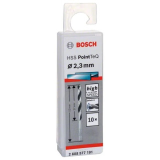 Свредло HSS за метал PoinTec 2.3 mm на Bosch комплект 10 бр. Свредло HSS за метал PoinTec 2.3 mm на Bosch комплект 10 бр.