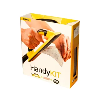Комплект ръчна шлайфмашина с маркуч и шкурки Mirka HANDY/ 80x230 мм
