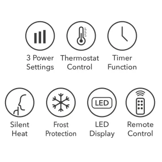 Маслен радиатор TROTEC TRH 26 E/ с дистанционно/ 2,5kW