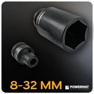 Комплект ударни вложки POWERMAT PM-ZNU-832T/ 35 бр. Комплект ударни вложки POWERMAT PM-ZNU-832T/ 35 бр.