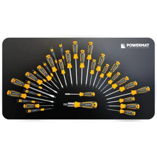Комплект отвертки, битове, вложки и шестограми Powermat PM-ZW-132ZN/ 132 бр. Комплект отвертки, битове, вложки и шестограми Powermat PM-ZW-132ZN/ 132 бр.