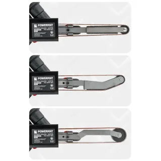 Приставка лентов шлайф Powermat PM-ASTDS-452T/ 452 × 15 мм