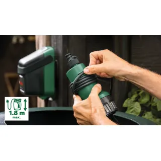 Акумулаторна помпа за дъждовна вода Bosch GardenPump 18V-2000/ 18V/ 2.5Ah