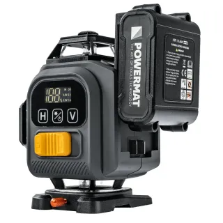 Лазерен нивелир със зелен лъч Powermat PM-PLK-4DM3/ 40 м