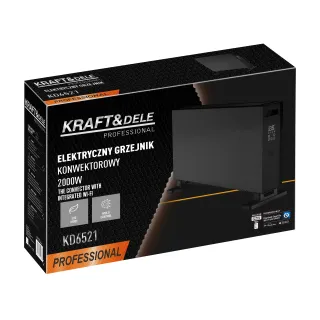 Електрически конвектор KraftDele KD6521/ с Wi-Fi / дистанционно/ термостат/ 2kW Електрически конвектор KraftDele KD6521/ с Wi-Fi / дистанционно/ термостат/ 2kW