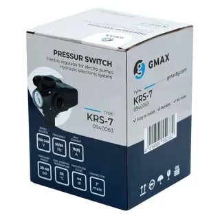 Комбиниран трипътен пресостат с манометър Gmax KRS-7/ 1