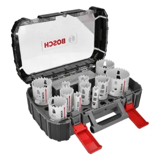Комплект боркорони за метал Bosch BiM Progressor/ 20-76 мм/ 14 бр.