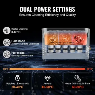 Ултразвукова почистваща вана VEVOR TH-SPQXJ-100A/ 600W