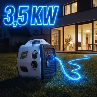 Инверторен бензинов генератор STAHLWERK IG-3500 ST/ 3,5 kW / 230V/ 8л Инверторен бензинов генератор STAHLWERK IG-3500 ST/ 3,5 kW / 230V/ 8л