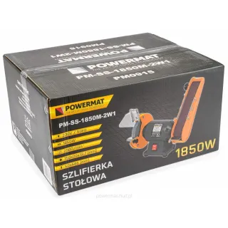 Комбиниран шмиргел Powermat PM-SS-1850M-2W1/ 1850W