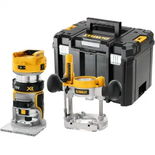 Акумулаторна оберфреза DeWALT DCW604NT, 6.35 мм, 16 000-25 500 об./мин