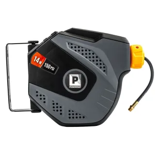 Автоматична макара с маркуч за въздух POWERMAT PM-ABNW-14M/ 14 м