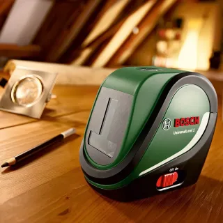 Лазерен нивелир с кръстосани линии и отвес Bosch UniversalLevel 2 Set/ 10м