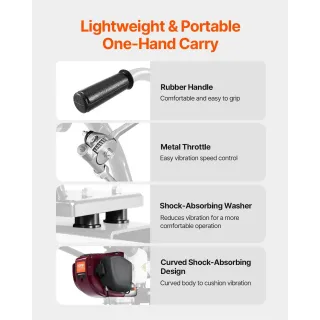 Бензинов вибромастар VEVOR ZPJ-25A-4/ 1.16 к.с. Бензинов вибромастар VEVOR ZPJ-25A-4/ 1.16 к.с.