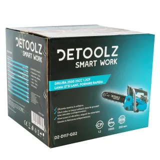 Бензинов верижен трион Detoolz DZ-D117-G02/ 1.2 к.с. Бензинов верижен трион Detoolz DZ-D117-G02/ 1.2 к.с.