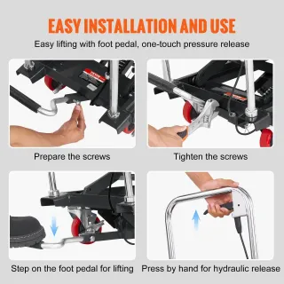 Хидравлична ножична количка VEVOR TF23/ 227 кг Хидравлична ножична количка VEVOR TF23/ 227 кг