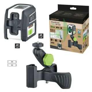 Линеен лазерен нивелир Laserliner SmartCross-Laser GX Set/ 40 м
