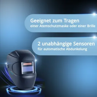 Автоматична заваръчна маска STAHLWERK ROOKIE/ DIN 3-11