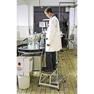 Алуминиева монтажна степенка KRAUSE STABILO 1x2