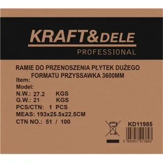 Система за пренасяне на голямоформатни плочки KraftDele KD11985/ 150 кг