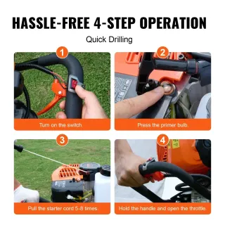 Моторен свредел VEVOR D58-A/ 63 куб. см