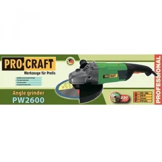 Електрически ъглошлайф Procraft PW 2600, 2.6 kW