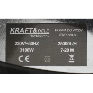 Потопяема помпа с шредер KraftDele KD762/ 3100W Потопяема помпа с шредер KraftDele KD762/ 3100W