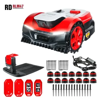 Акумулаторна косачка робот + камера и аксесоари Raider RD-RLM47/ 20V/ 4 Ah