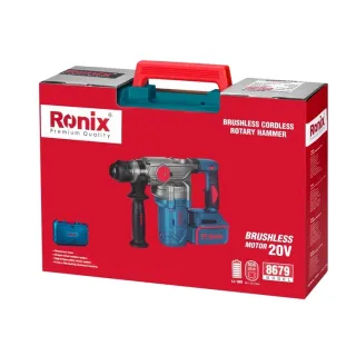 Акумулаторен перфоратор SDS-Plus Ronix 8679/ 20V/ 2x4Ah