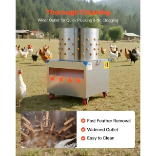 Машина за отстраняване на перушина от птици VEVOR TM50/ 1500W Машина за отстраняване на перушина от птици VEVOR TM50/ 1500W