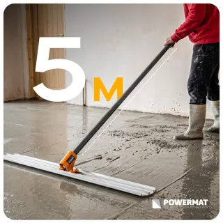 Алуминиев ръчен мастар Powermat PM-LDB-120T/ 5 м