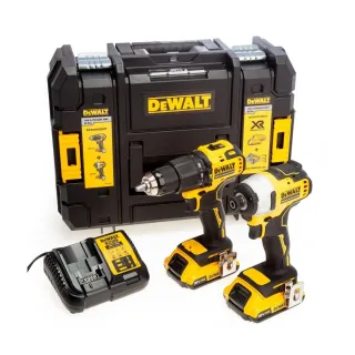 Комплект акумулаторни винтоверти DeWALT DCK2062D2T/ 18V/ 2x2Ah