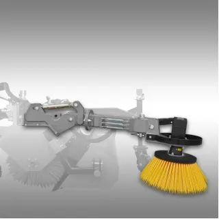 Приставка с хидравлична въртяща се четка Jansen за JK-200 1516502 Приставка с хидравлична въртяща се четка Jansen за JK-200 1516502