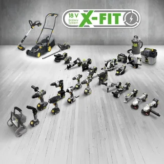 Акумулаторен ъглошлайф с безчетков мотор FARTOOLS KIT XFB-GRINDER / 18 V, 1.5 Ah