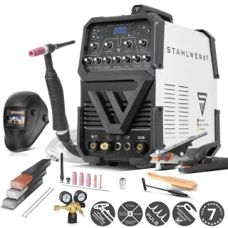 Заваръчен апарат STAHLWERK AC/DC WIG/TIG 200 Puls ST IGBT SET FULL/ 10-200 А