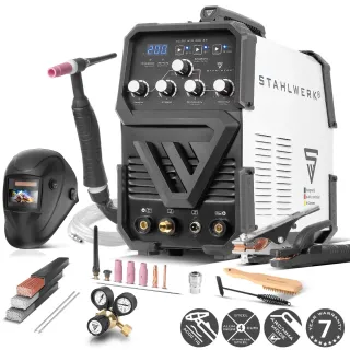 Заваръчен апарат STAHLWERK AC/DC WIG/TIG 200 ST IGBT SET FULL/ 200А