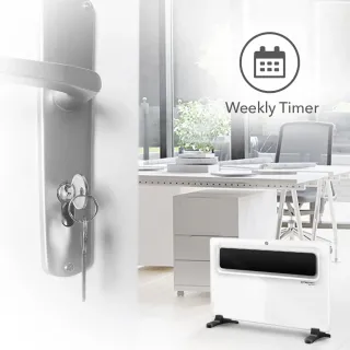 Дизайнерски конвектор TROTEC TCH 1510 E/ с термостат и дисплей/ 1500W
