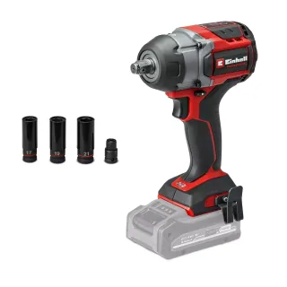 Акумулаторен гайковерт + 3 бр. вложки Einhell TP-CW 18/750-C Li BL/ 18 V