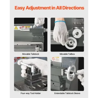 Струг за метал VEVOR WM210V/ 550W