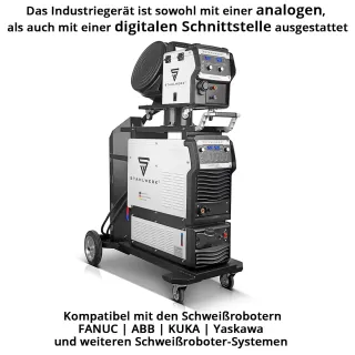 Заваръчен апарат STAHLWERK MIG MAG 350 DP/ 400V/ 350A Заваръчен апарат STAHLWERK MIG MAG 350 DP/ 400V/ 350A
